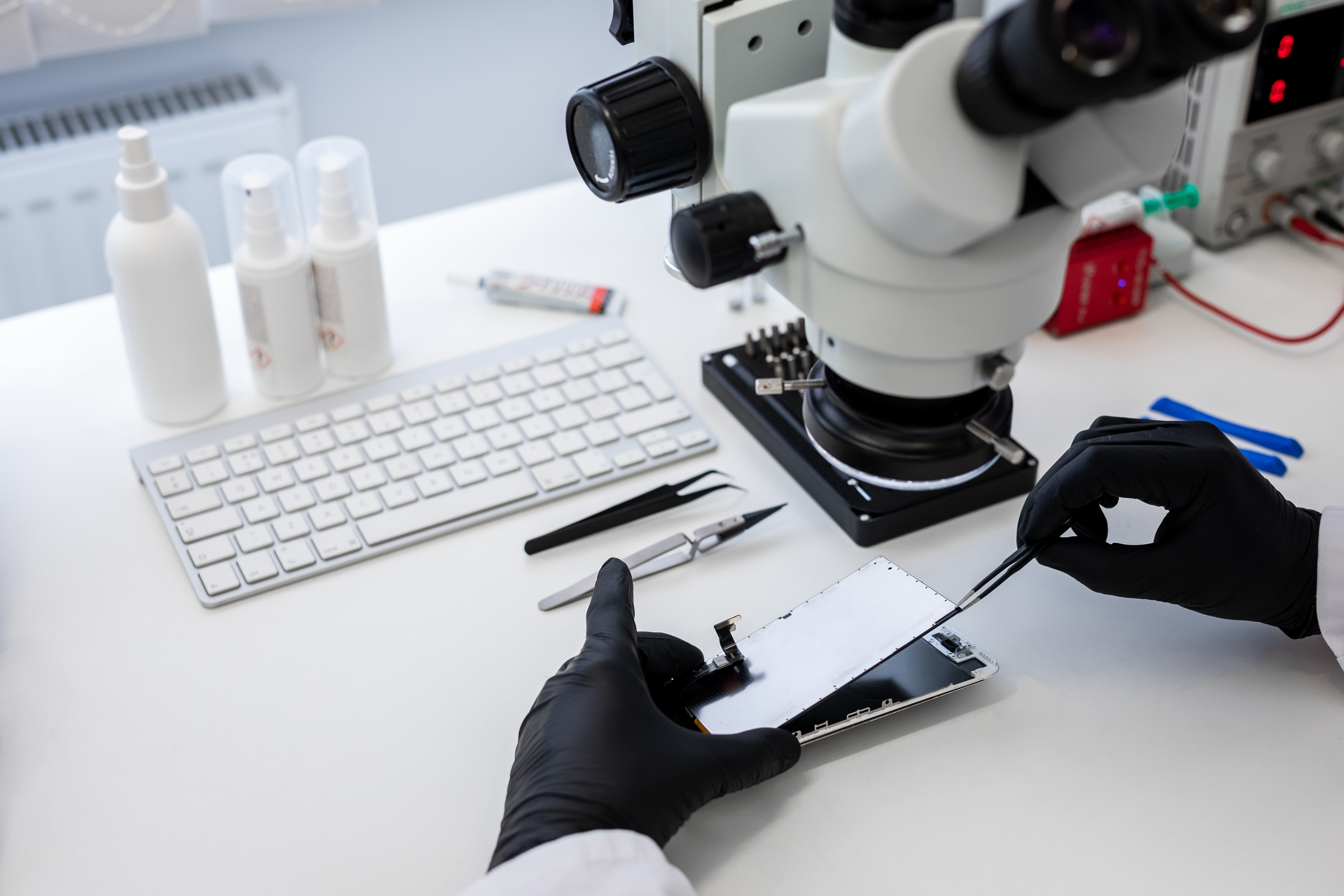 Techniker bei der Arbeit